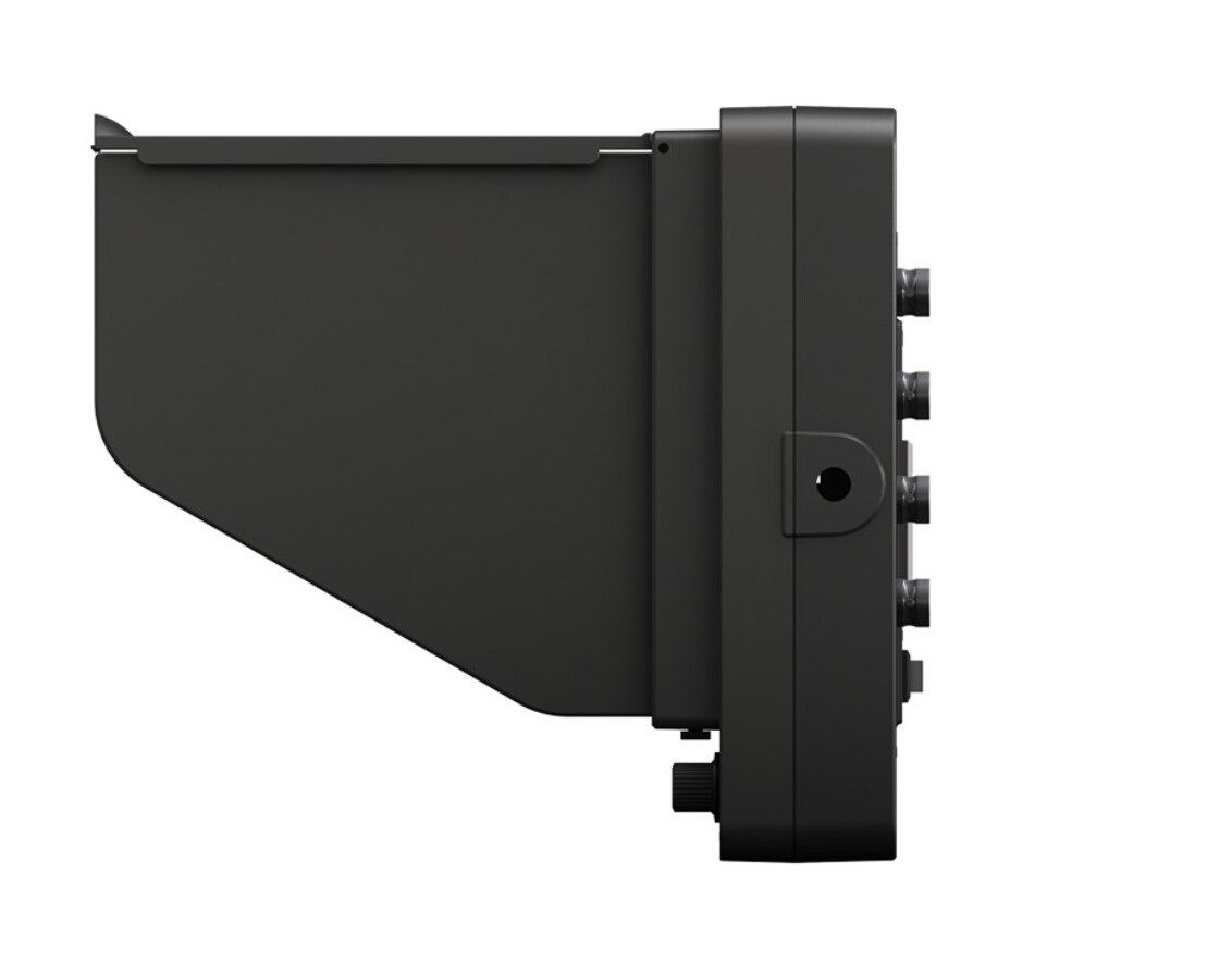 LILLIPUT 665/O/P, de 7 polegadas a cores TFT LCD Monitor Com HDMI, YPbPr, entrada AV Saída HDMI / Com Placa F-970 e QM91D Bateria + cobertura de sombra Sun