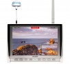 Lilliput 339/DW 7 polegadas IPS LED Monitor Para obter Air FPV e fotografia ao ar livre, 1280 × 800,800: 1 A bateria de 2600mAh, entrada AV HDMI, dual 5.8Ghz Receivers